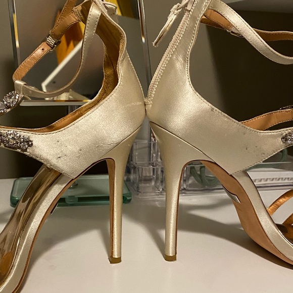 Badgley Mischka Bridal Heels - Picture 8 of 11